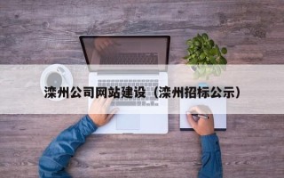 沙河滦州公司网站建设（滦州招标公示）